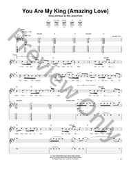 You Are My King (Amazing Love) Guitar and Fretted sheet music cover